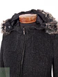 Abrigo Camaïeu Plomo con Gorro de Pelo Desmontable – TALLA SM - Miniatura 4