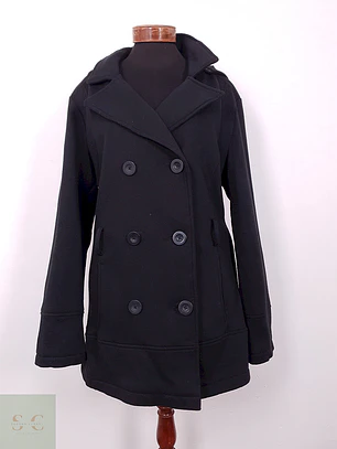 Abrigo Marinero Negro Liz Claiborne – TALLA XL
