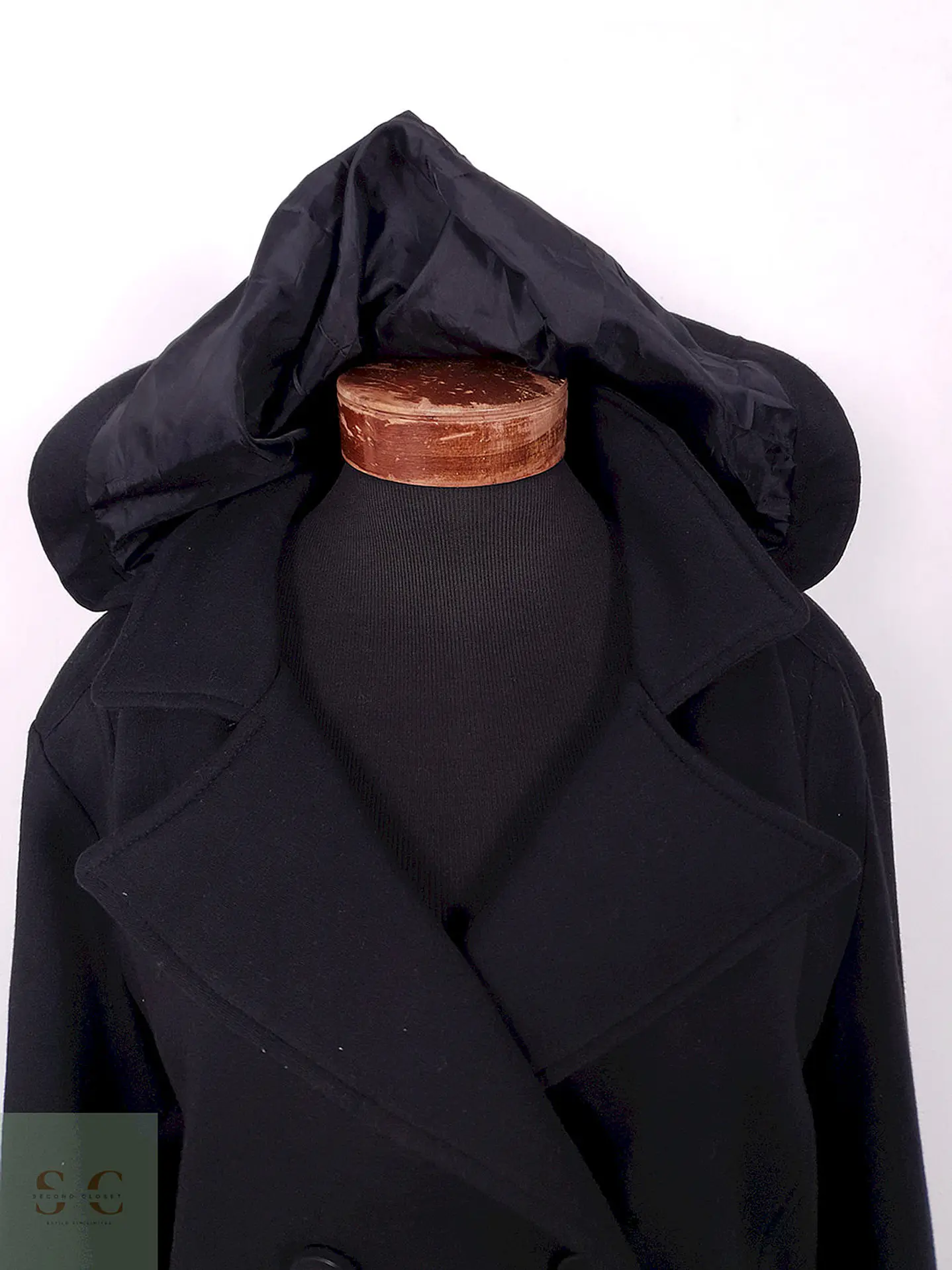Abrigo Marinero Negro Liz Claiborne – TALLA XL 3