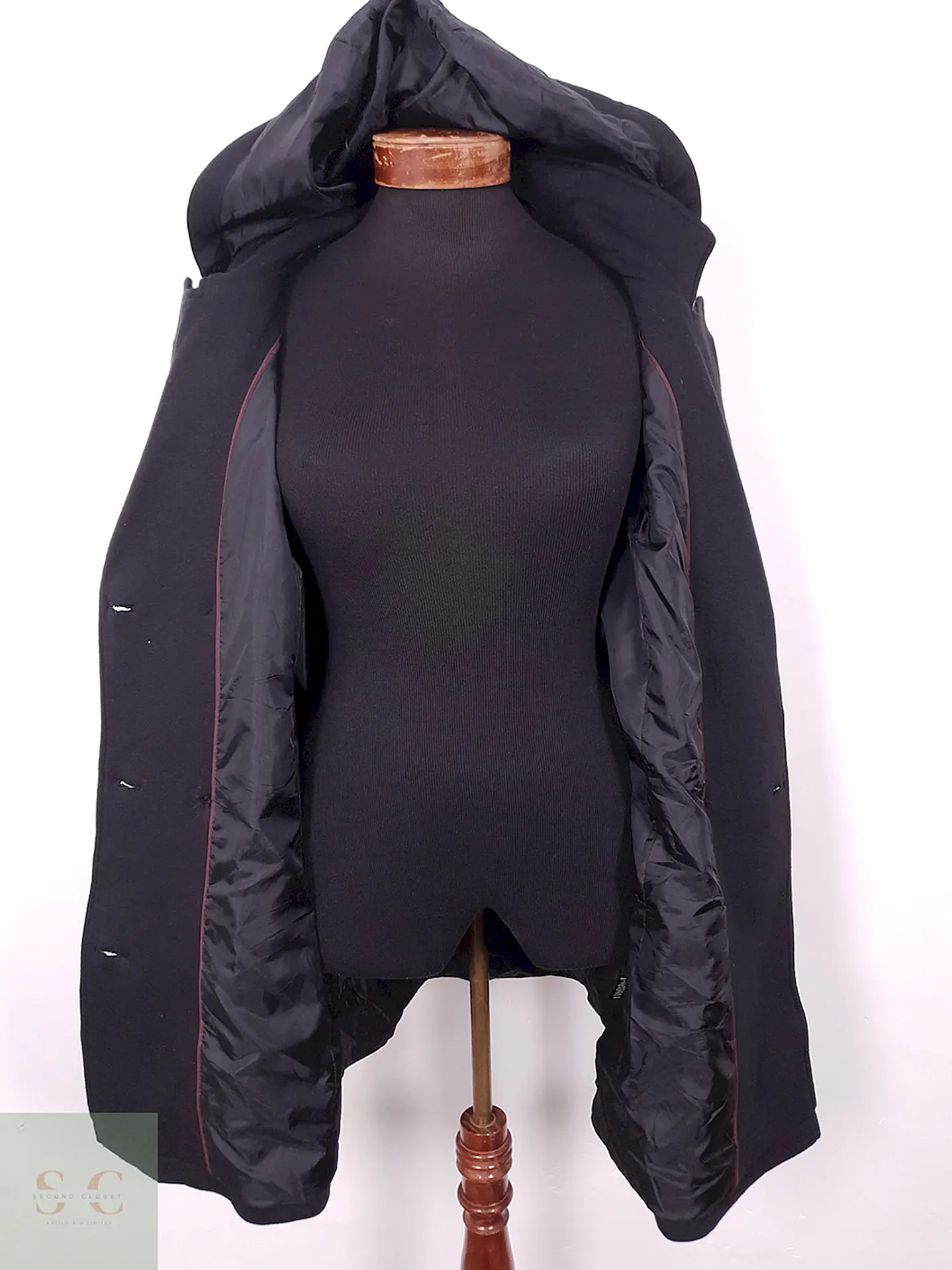 Abrigo Marinero Negro Liz Claiborne – TALLA XL 5