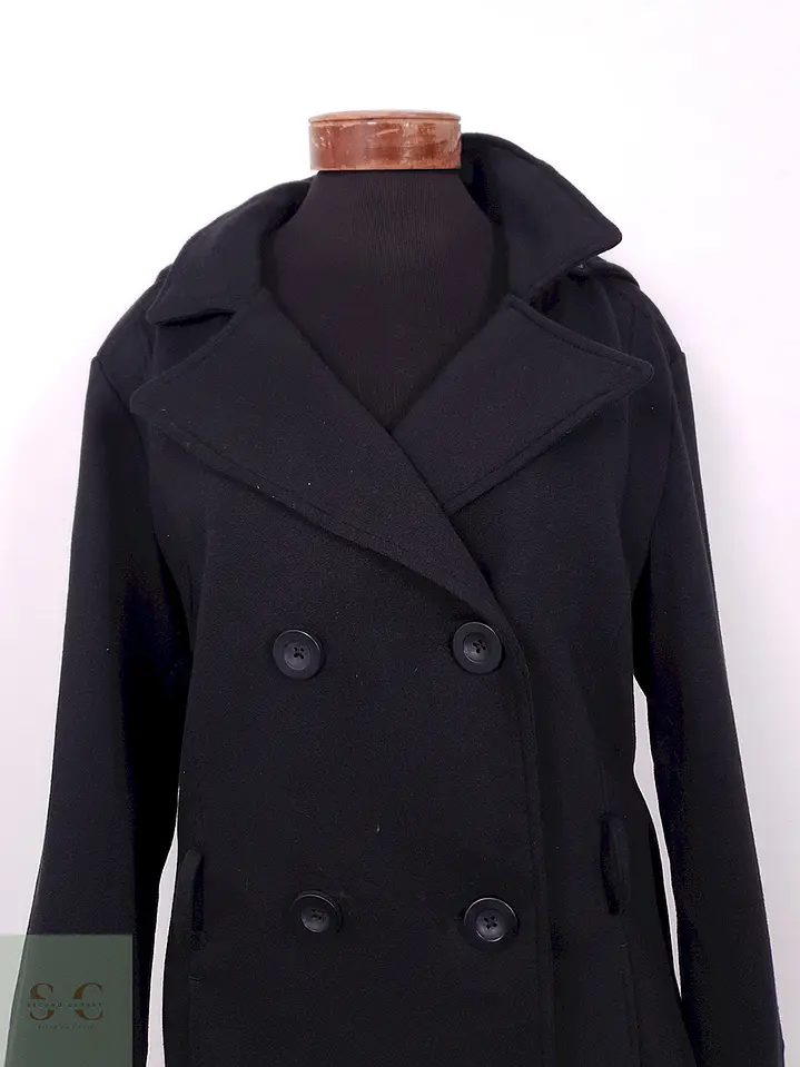 Abrigo Marinero Negro Liz Claiborne – TALLA XL 6