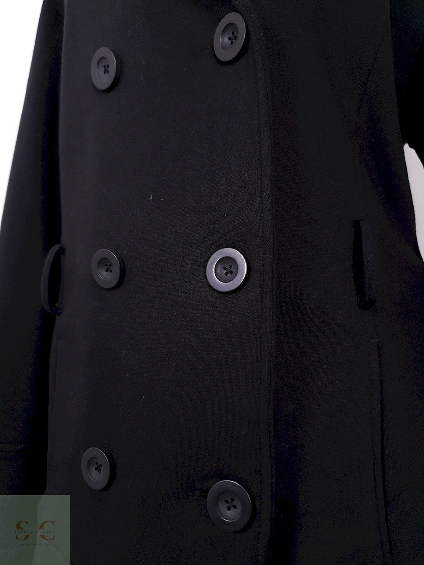 Abrigo Marinero Negro Liz Claiborne – TALLA XL 8