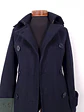 Abrigo Marinero Delia Azul Mezcla Lana - Talla XS - Miniatura 6
