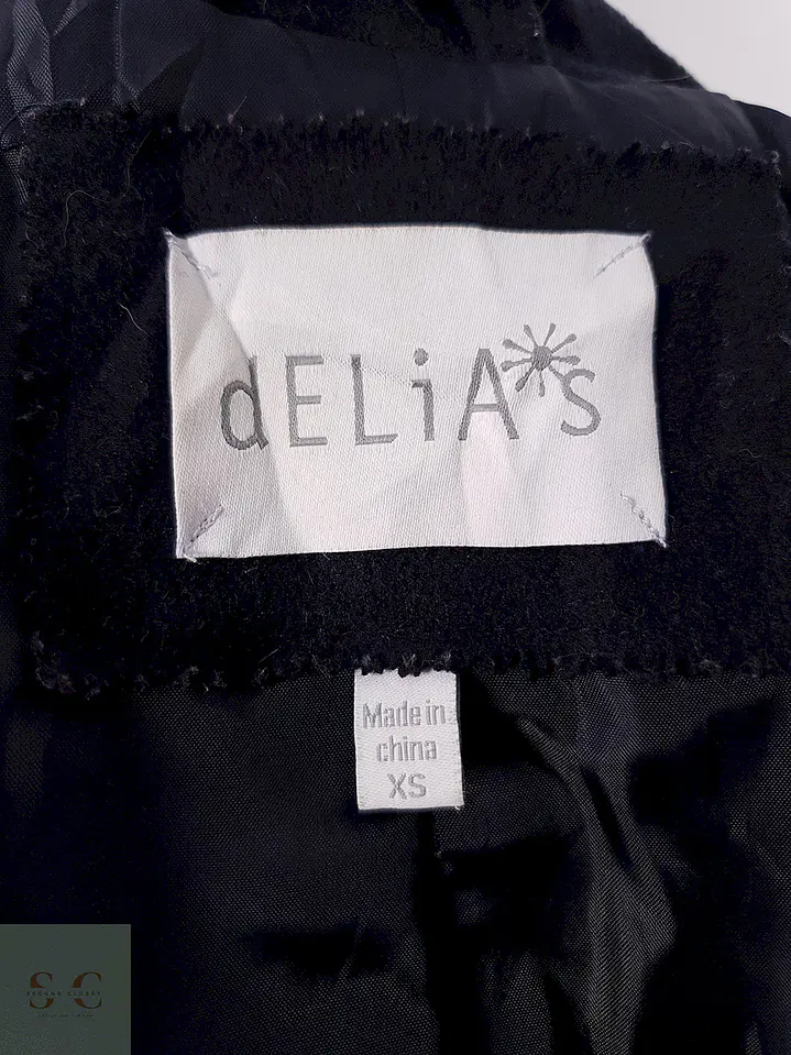 Abrigo Marinero Delia Azul Mezcla Lana - Talla XS 9