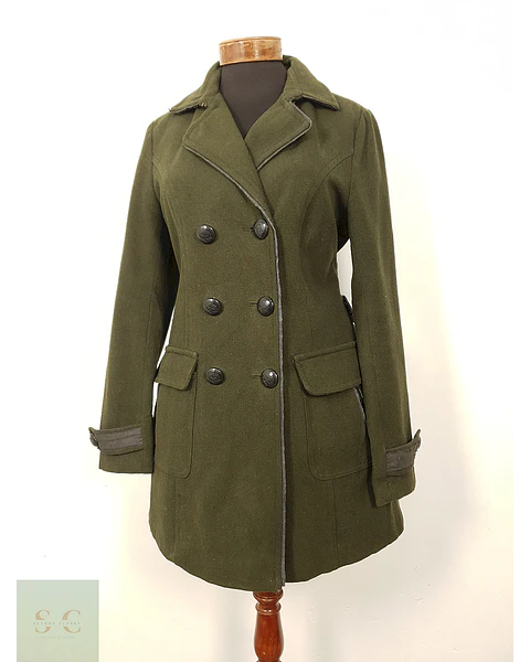 Abrigo Ciet Maintenant Verde Militar Lana – TALLA SM