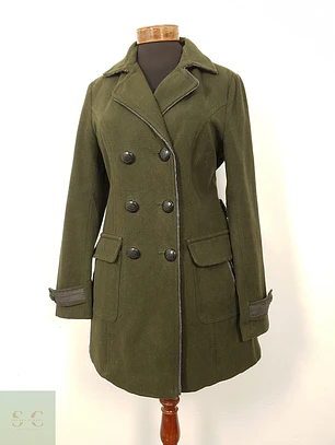 Abrigo Verde Militar Lana – TALLA SM