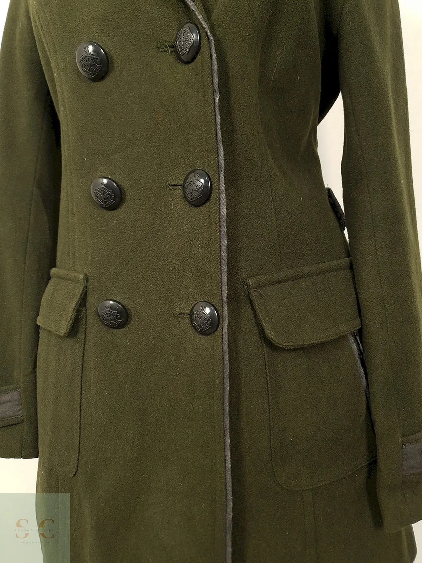 Abrigo Verde Militar Lana – TALLA SM 8