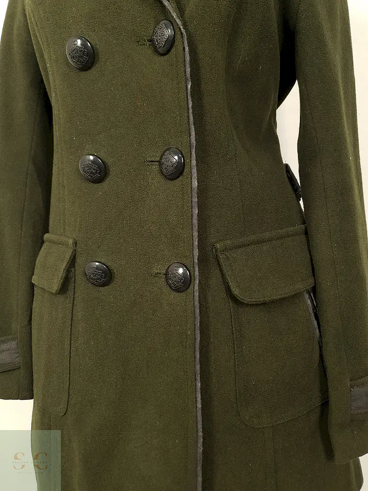 Abrigo Verde Militar Lana – TALLA SM 8