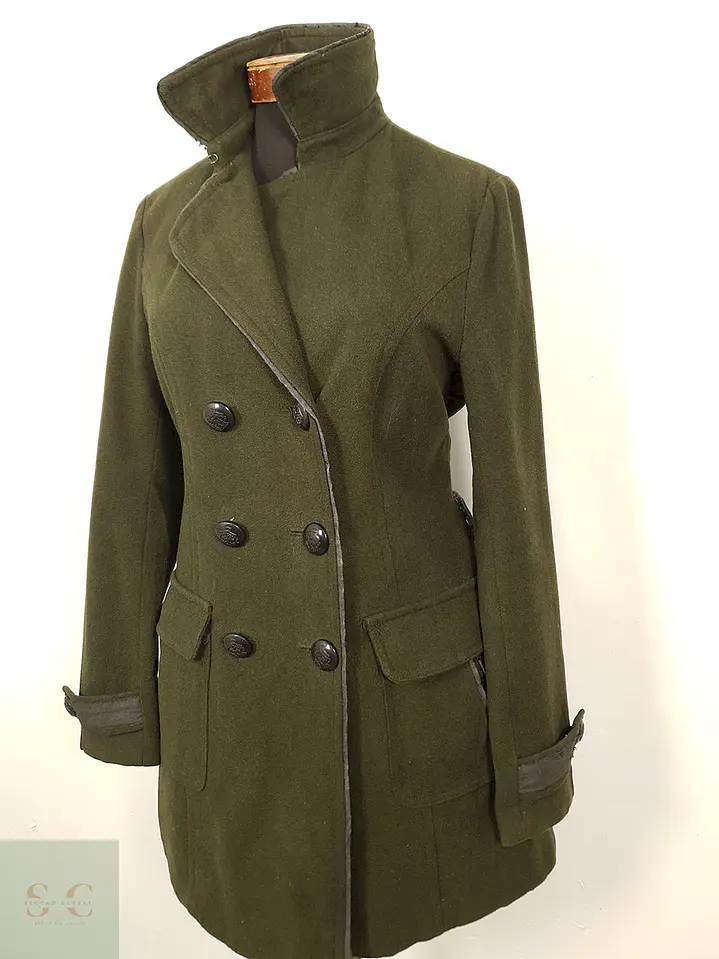 Abrigo Verde Militar Lana – TALLA SM 10