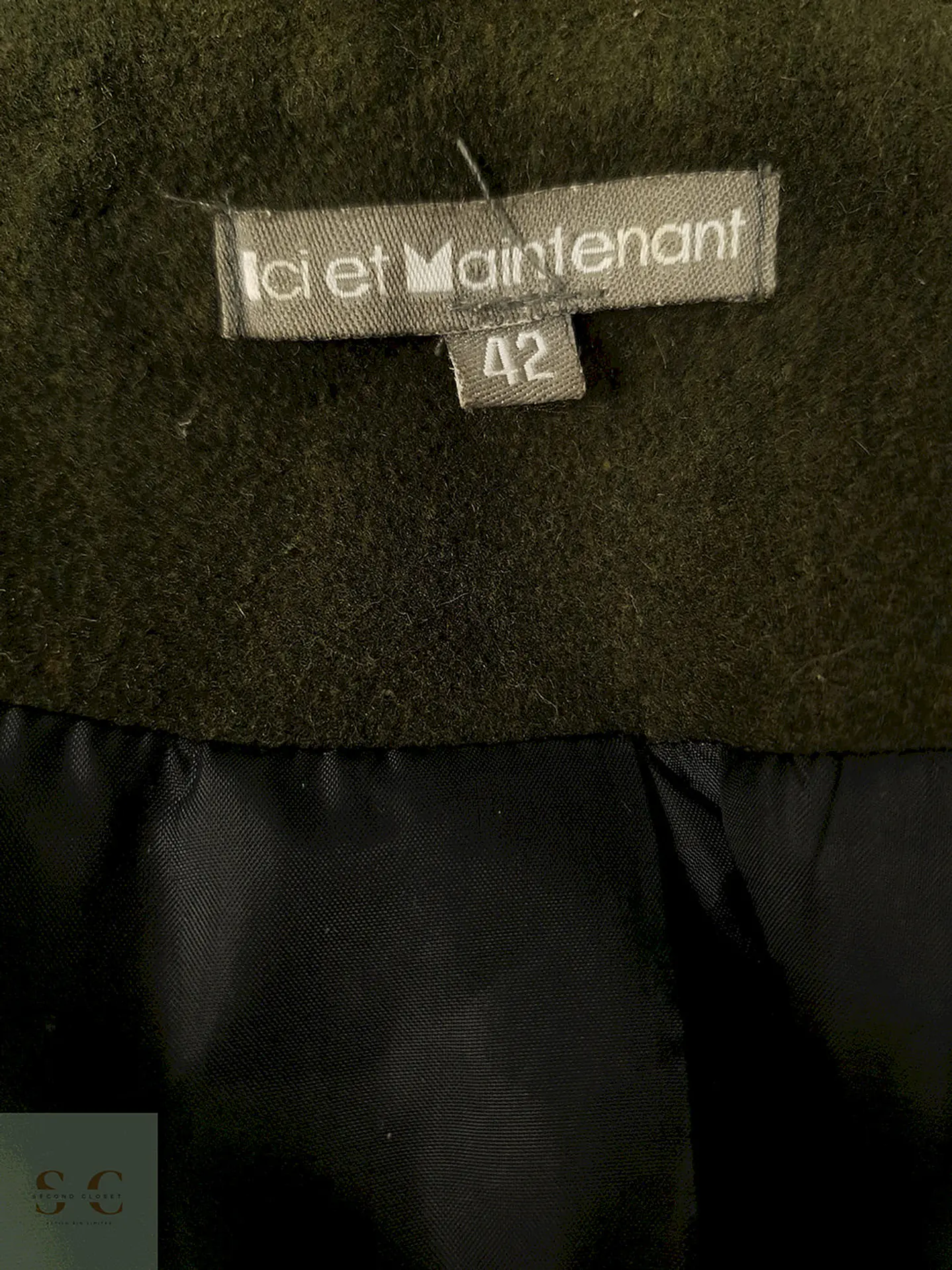 Abrigo Verde Militar Lana – TALLA SM 12