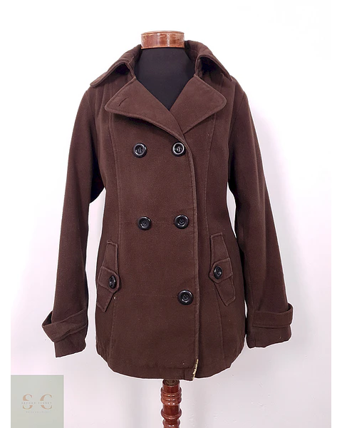 Abrigo Marinero George Café - Talla L