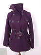 Abrigo Cruzado Morado con Cinto - Talla XS - Miniatura 3