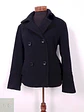 Abrigo Marinero Vintage Negro Lana – TALLA L - Miniatura 1