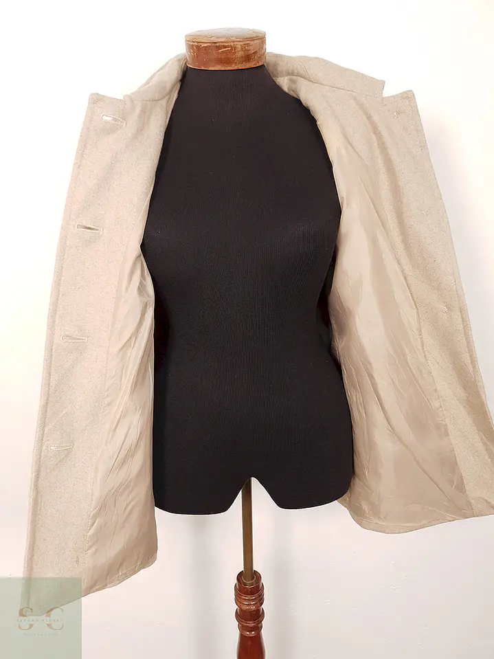 Abrigo London Fog Beige Lana – TALLA ML 3