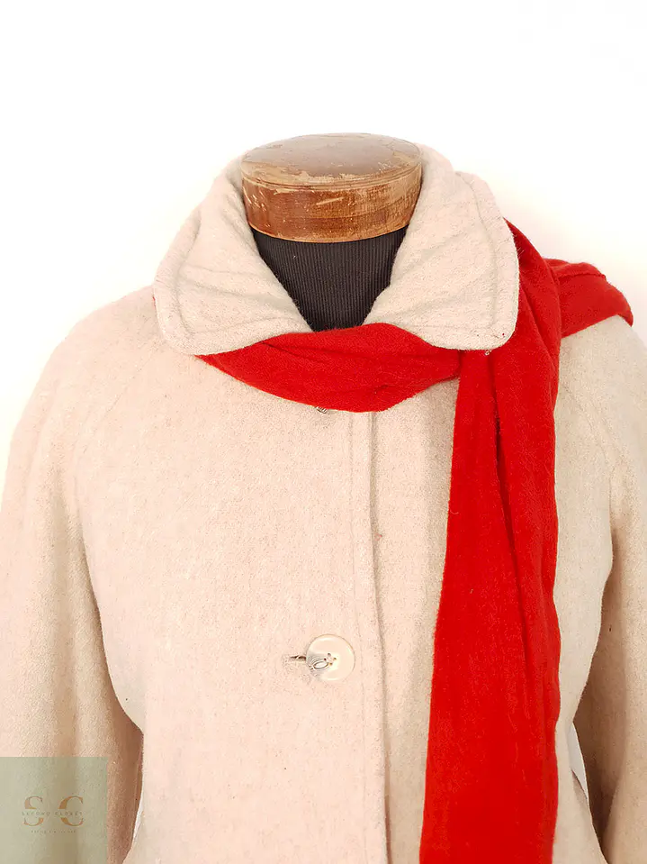 Abrigo East5th Rosa Claro Lana con Bufanda – TALLA XL 8
