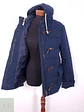 Abrigo lana American Eagle Montgomery Azul Acolchado pluma pato- Talla SM - Miniatura 3