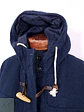 Abrigo lana American Eagle Montgomery Azul Acolchado pluma pato- Talla SM - Miniatura 5