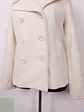 Abrigo cruzado Old Navy Crema Claro Lana – TALLA S - Miniatura 4