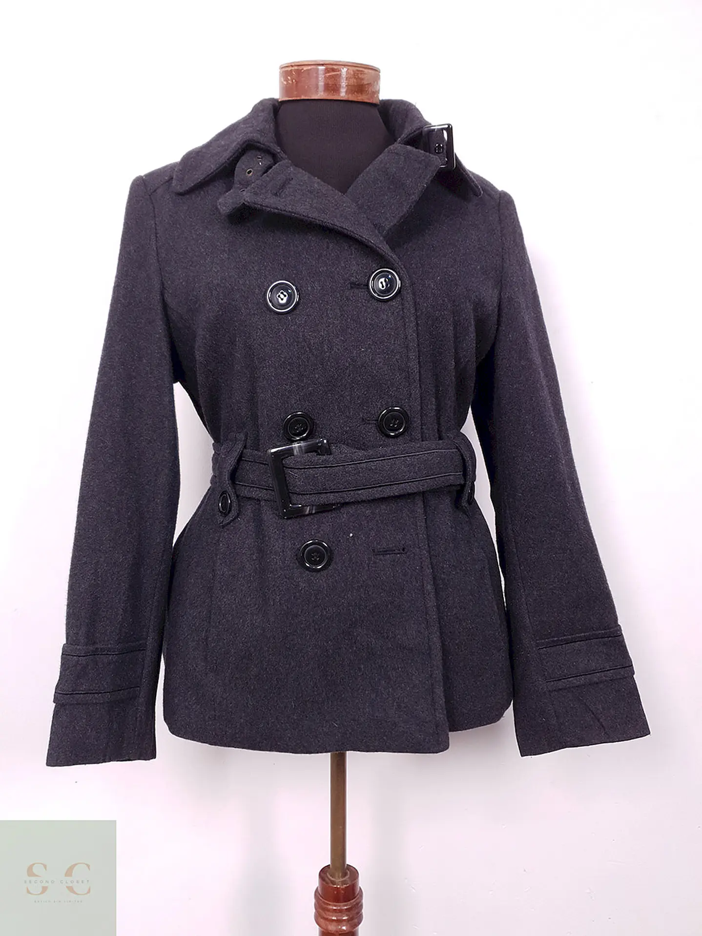Abrigo Marinero lana Giacca Plomo – TALLA ML 1