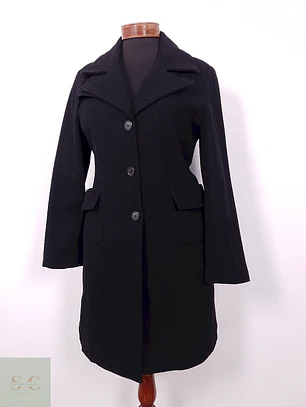 Abrigo clásico Negro Jennyfer Lana – TALLA ML