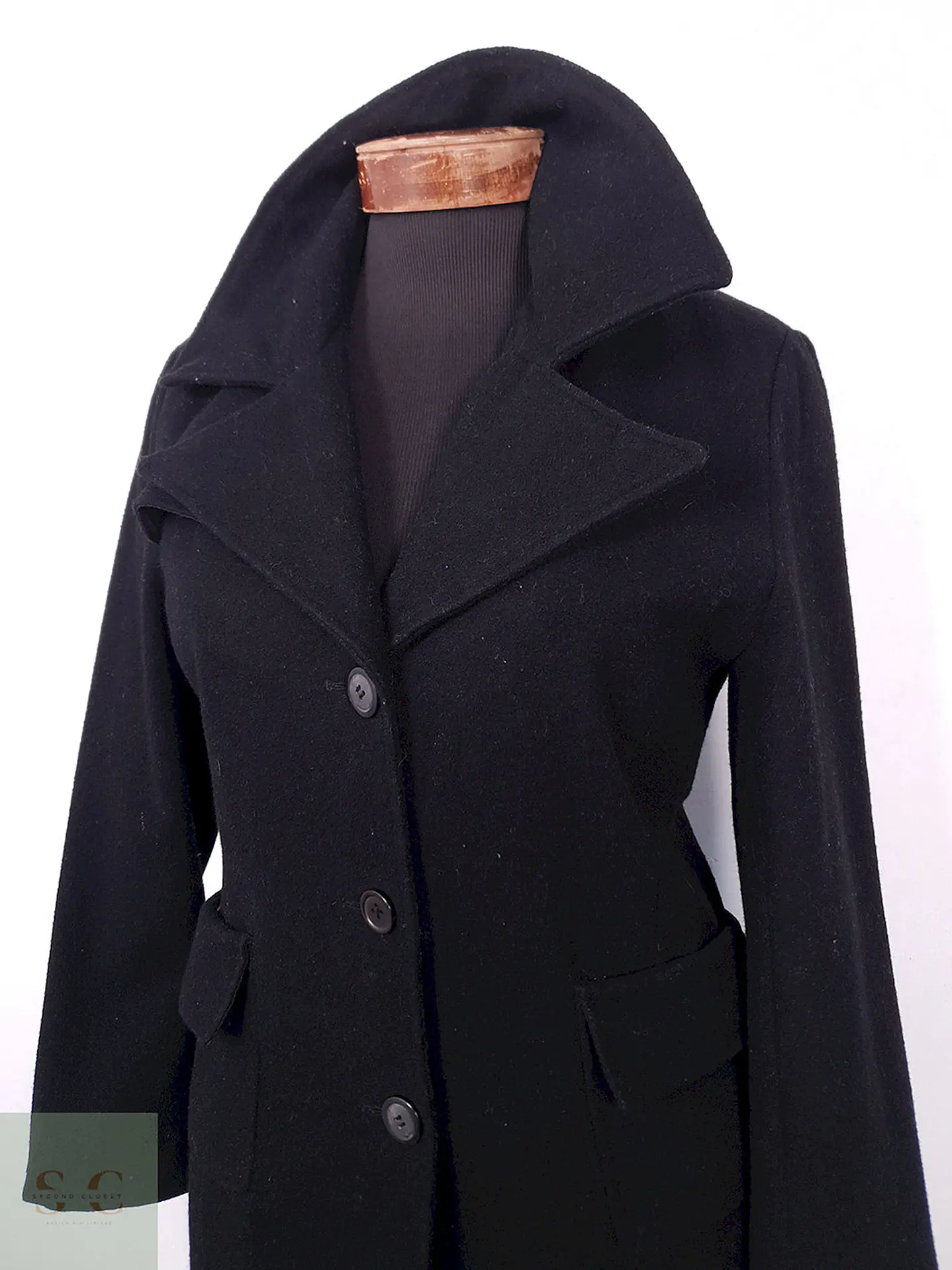 Abrigo clásico Negro Jennyfer Lana – TALLA ML 5
