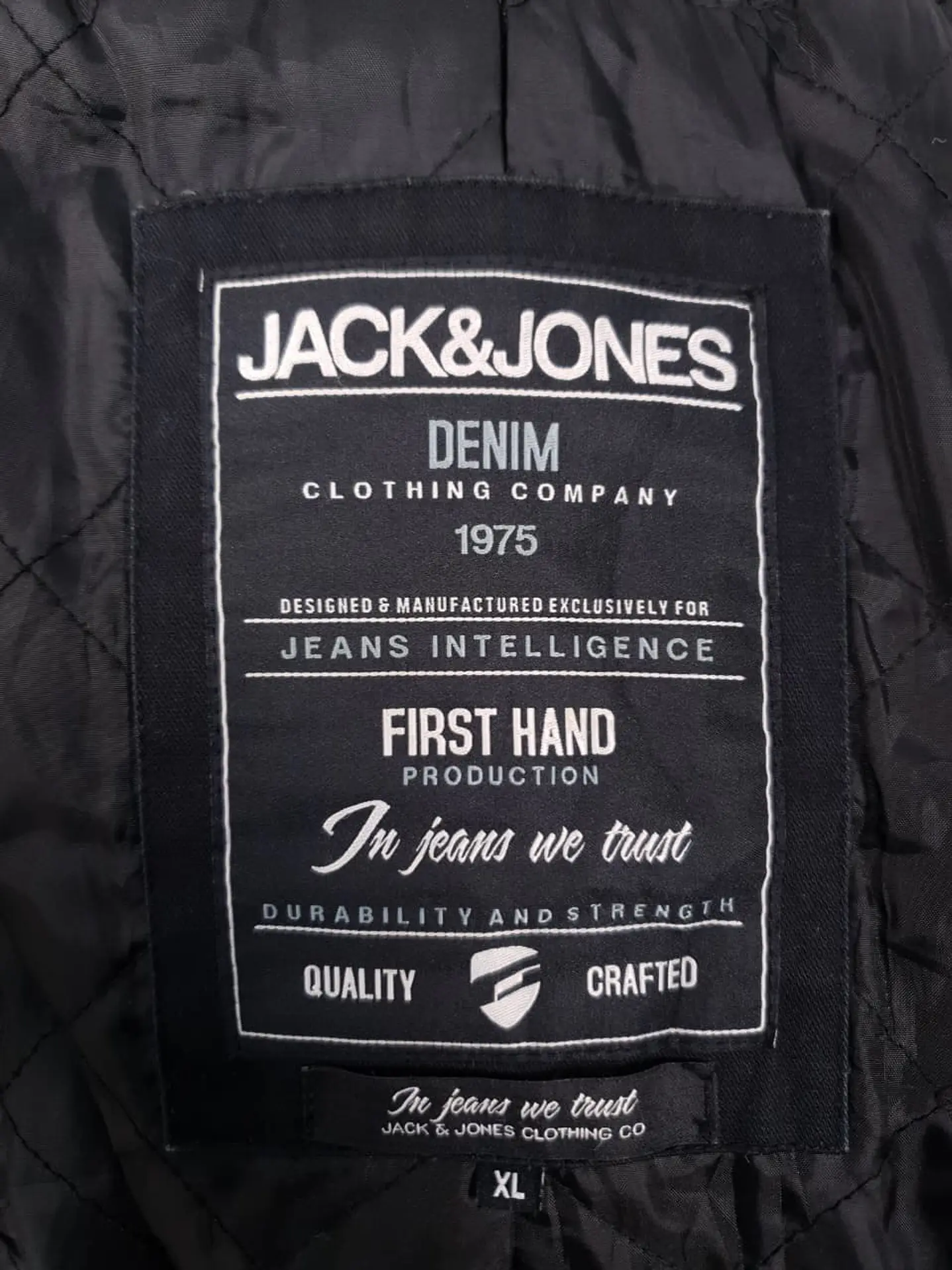Abrigo lana Premium Jack & Jones Negro – TALLA XL 8
