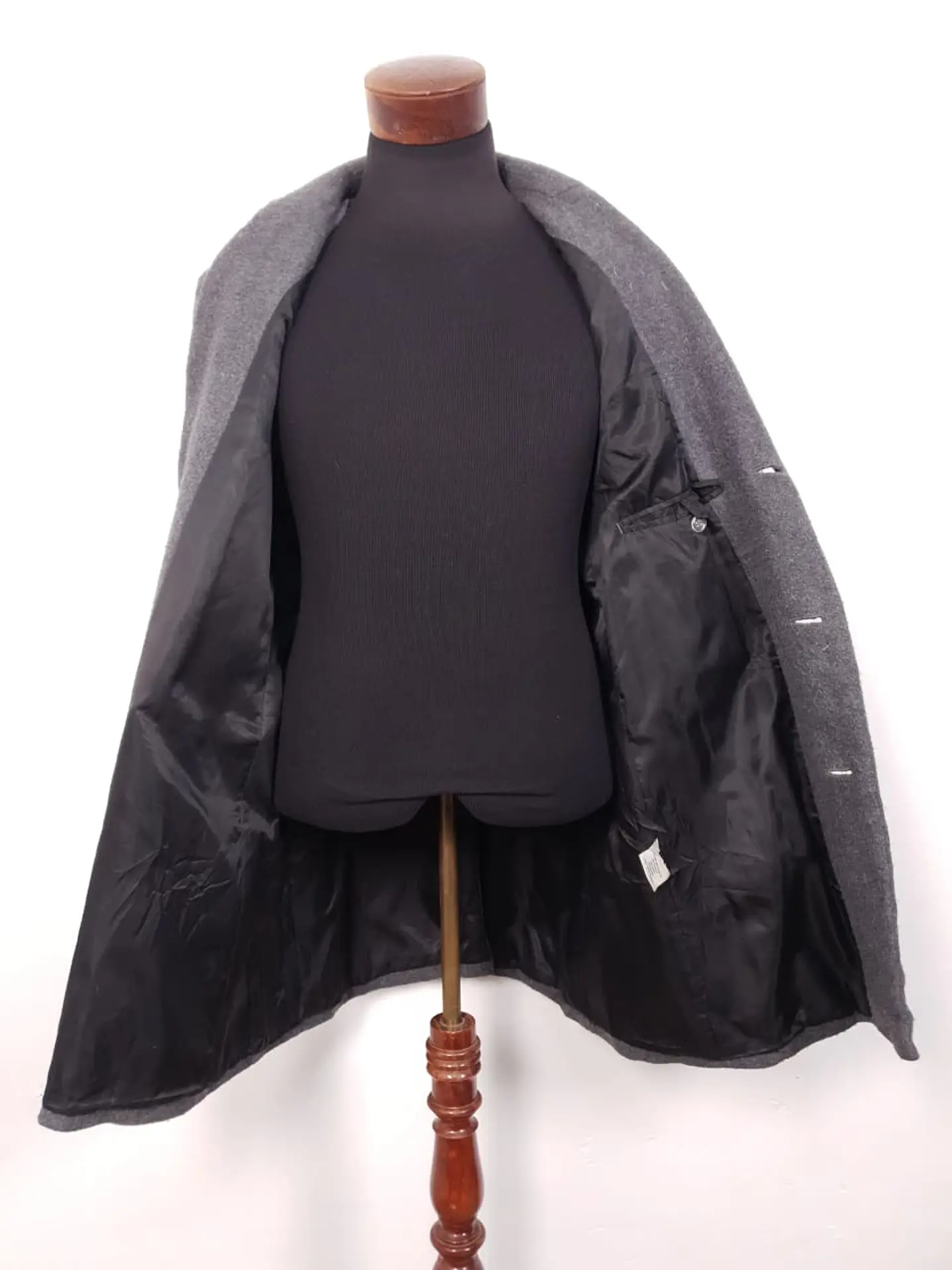 Abrigo Tailored Garment Plomo paño – TALLA L 9