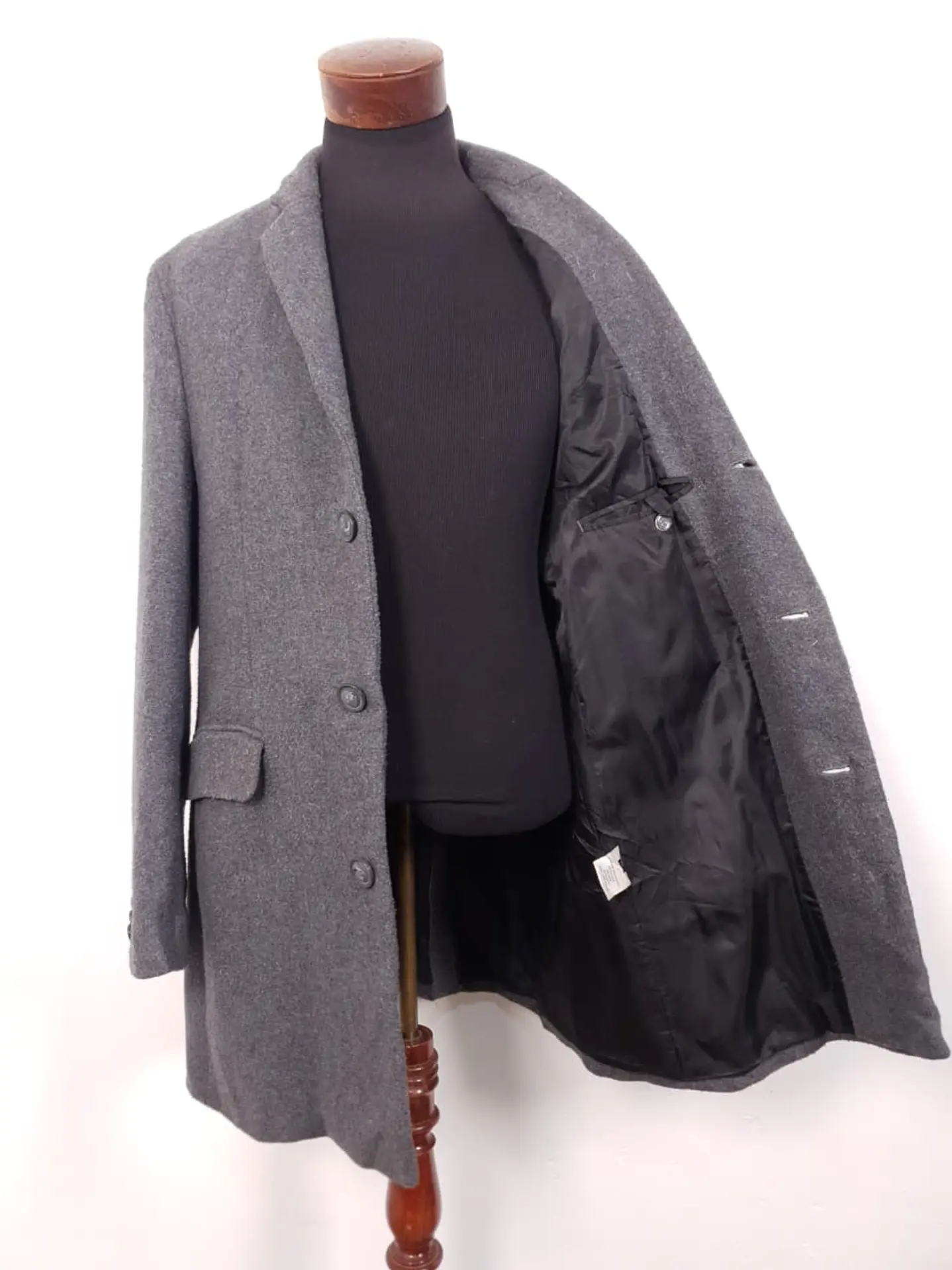 Abrigo Tailored Garment Plomo paño – TALLA L 3