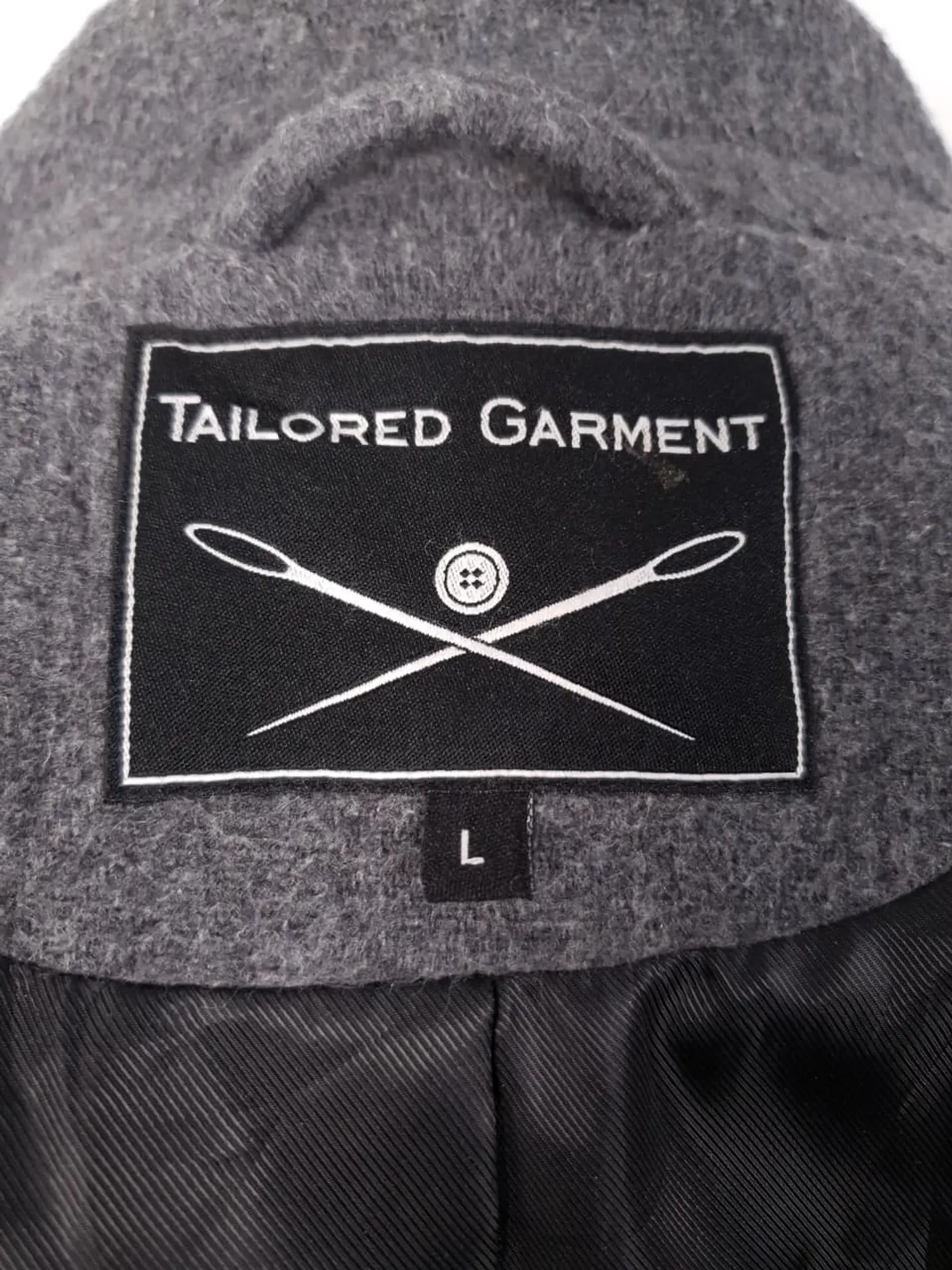 Abrigo Tailored Garment Plomo paño – TALLA L 11