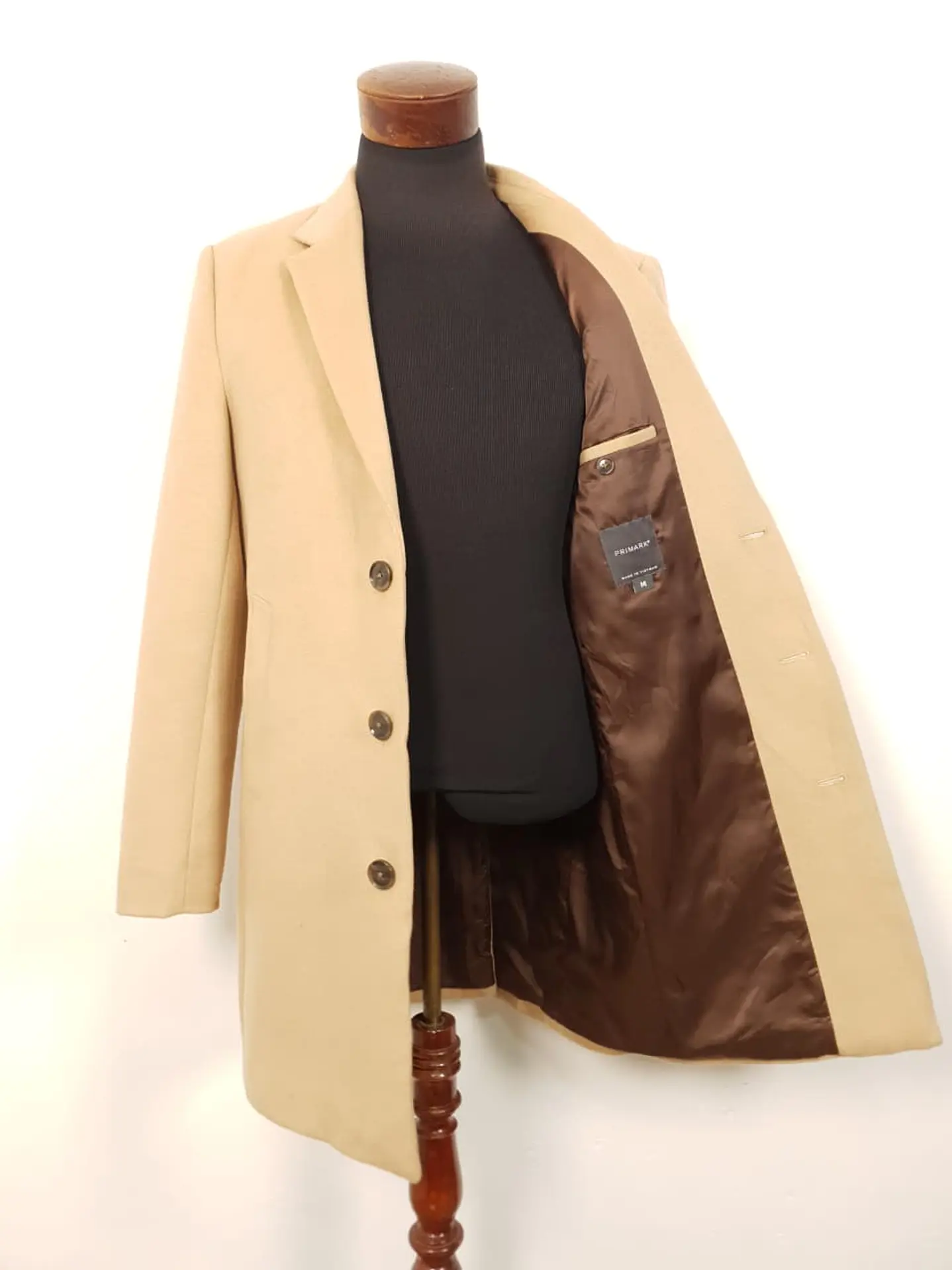 Abrigo Camel Primark Hombre – TALLA M 4