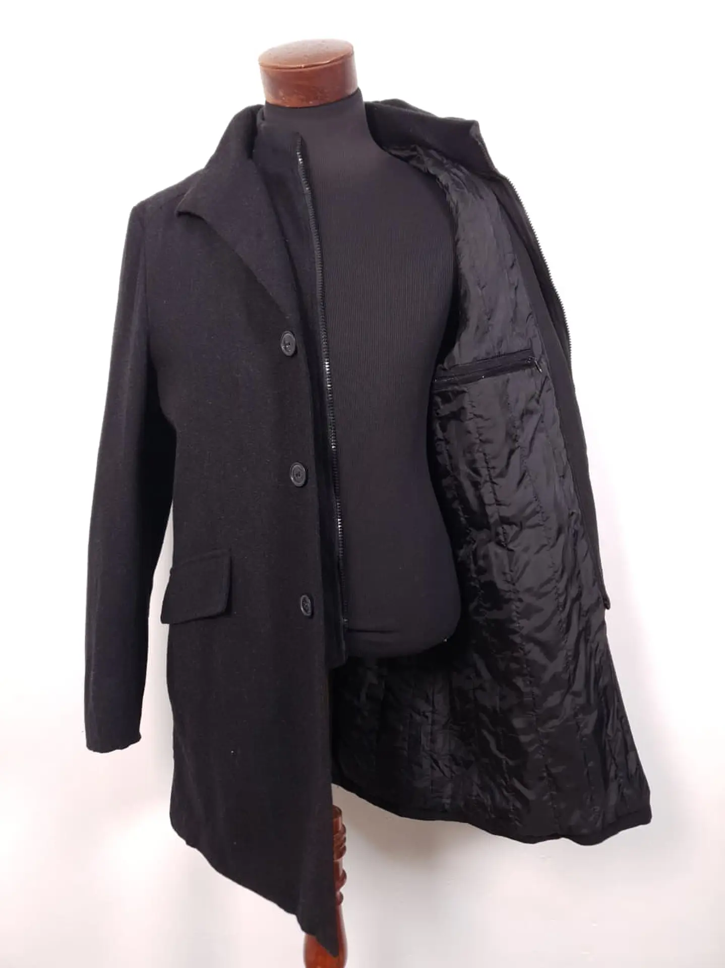 Abrigo lana marengo Mauro Ferrini Premium – TALLA M 4