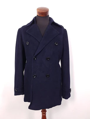 Abrigo Marinero Azul Lana TALLA L