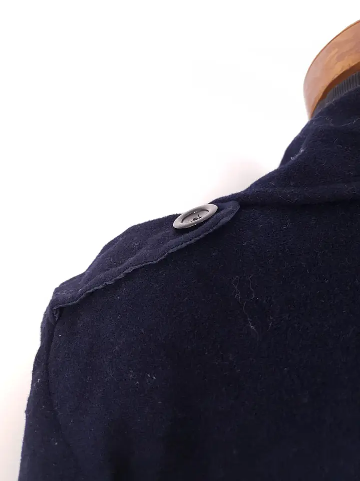 Abrigo Marinero Azul Lana TALLA L 4