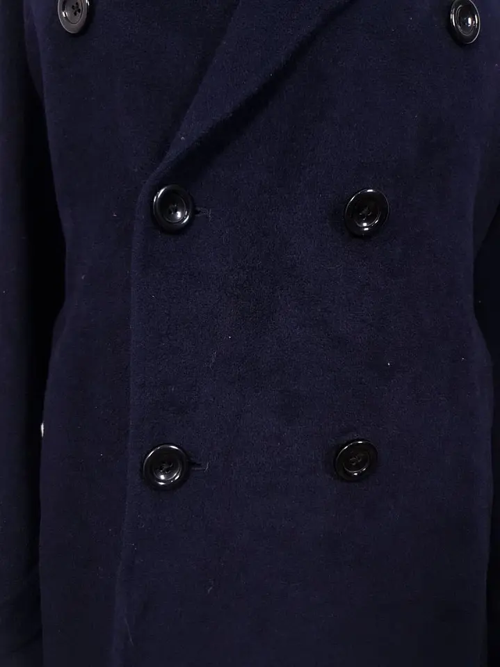 Abrigo Marinero Azul Lana TALLA L 5