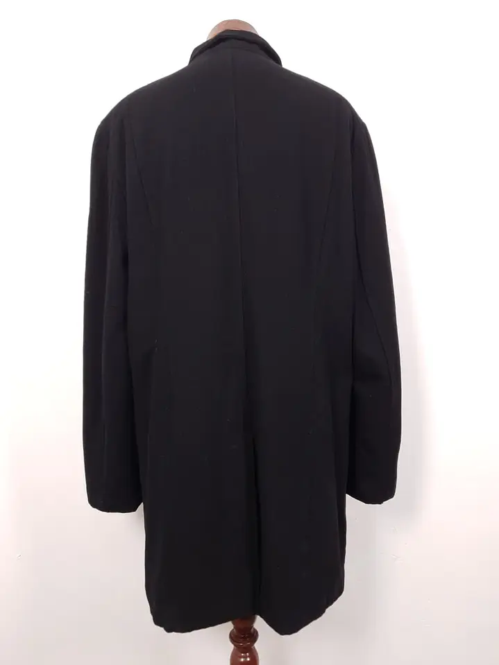 Abrigo Finshley & Harding Negro Lana  TALLA LXL 10