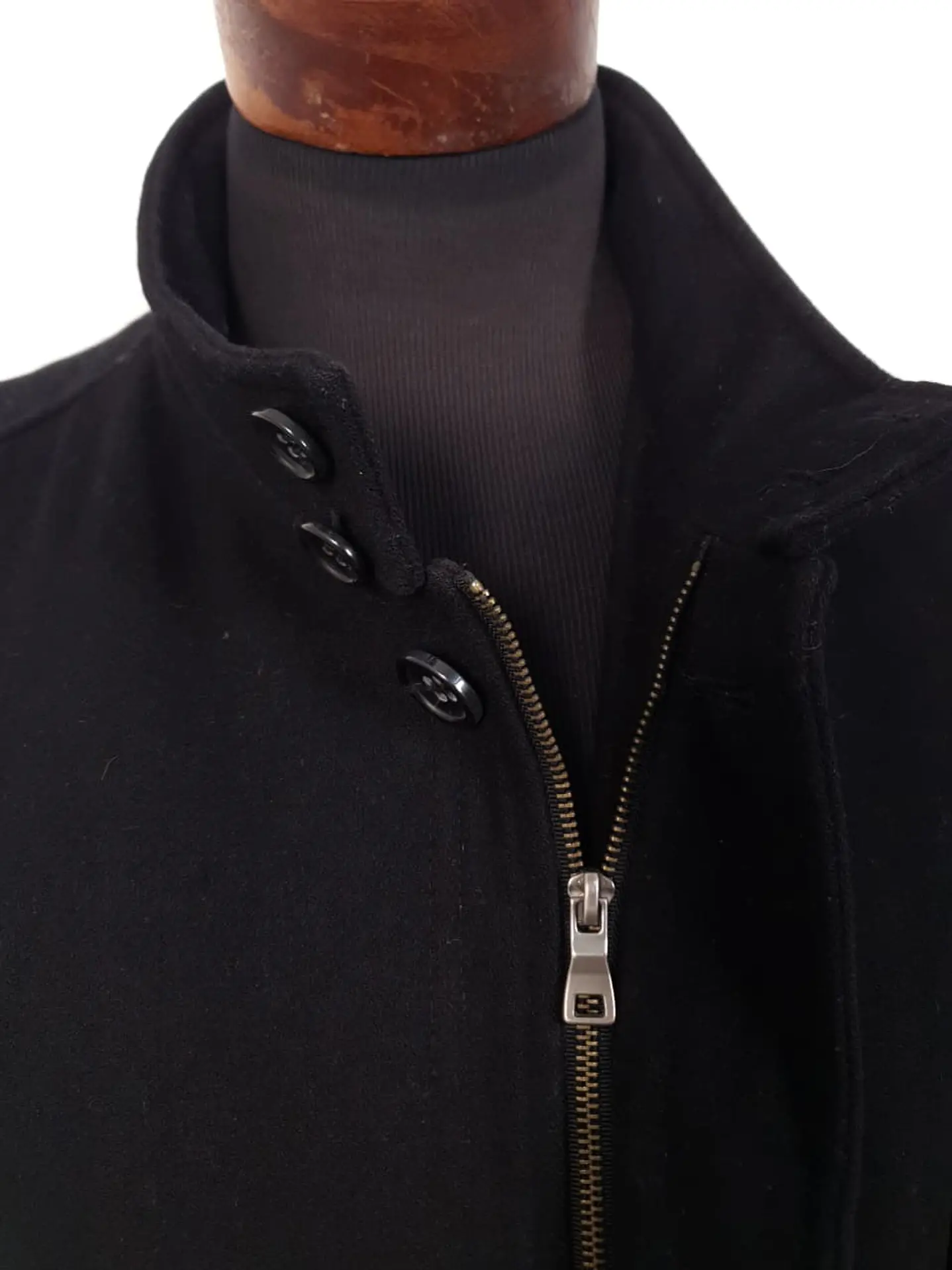 Abrigo Finshley & Harding Negro Lana  TALLA LXL 8