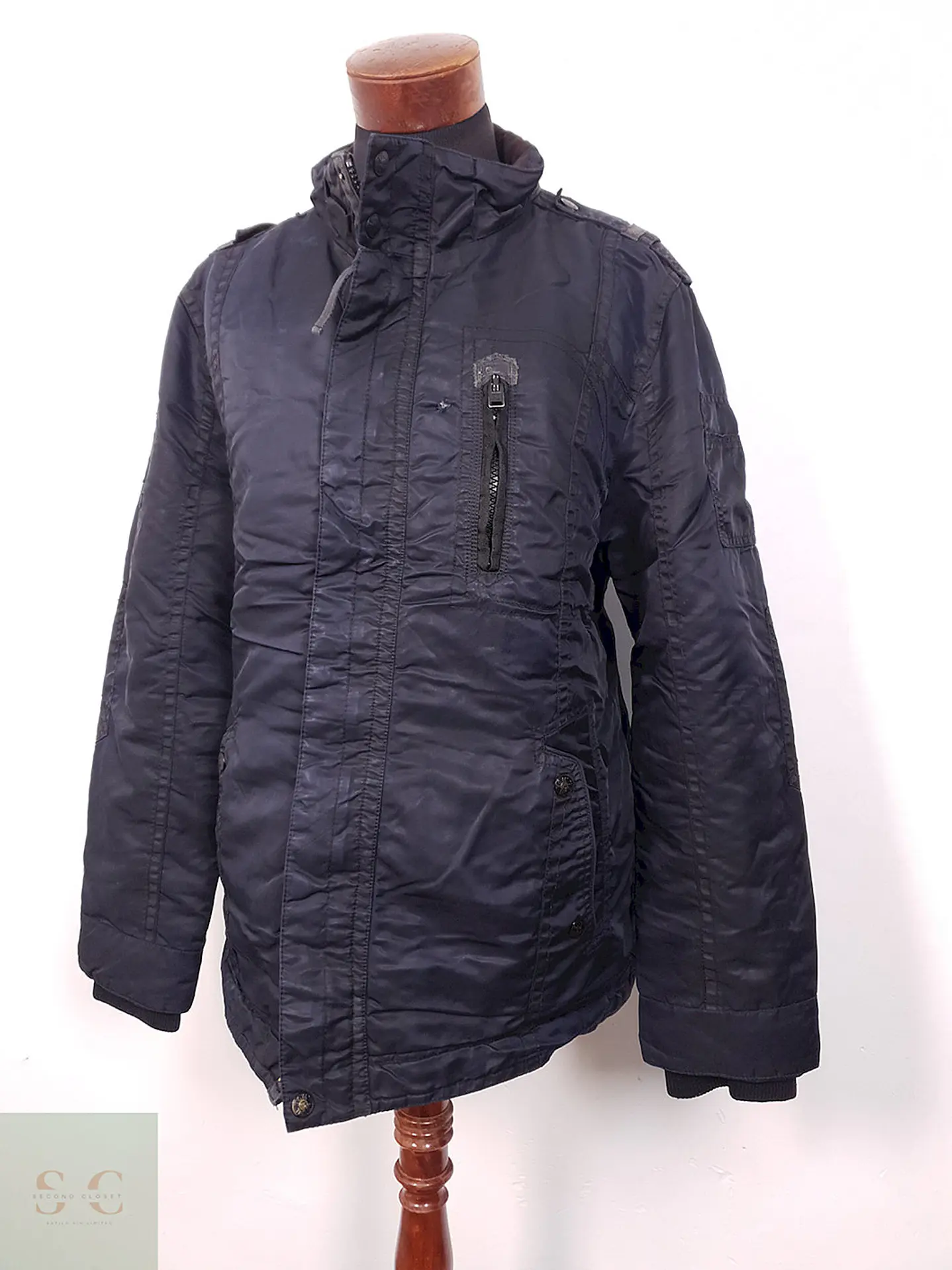 Chaqueta Tom Tailor Azul Acolchada - Talla XL 2