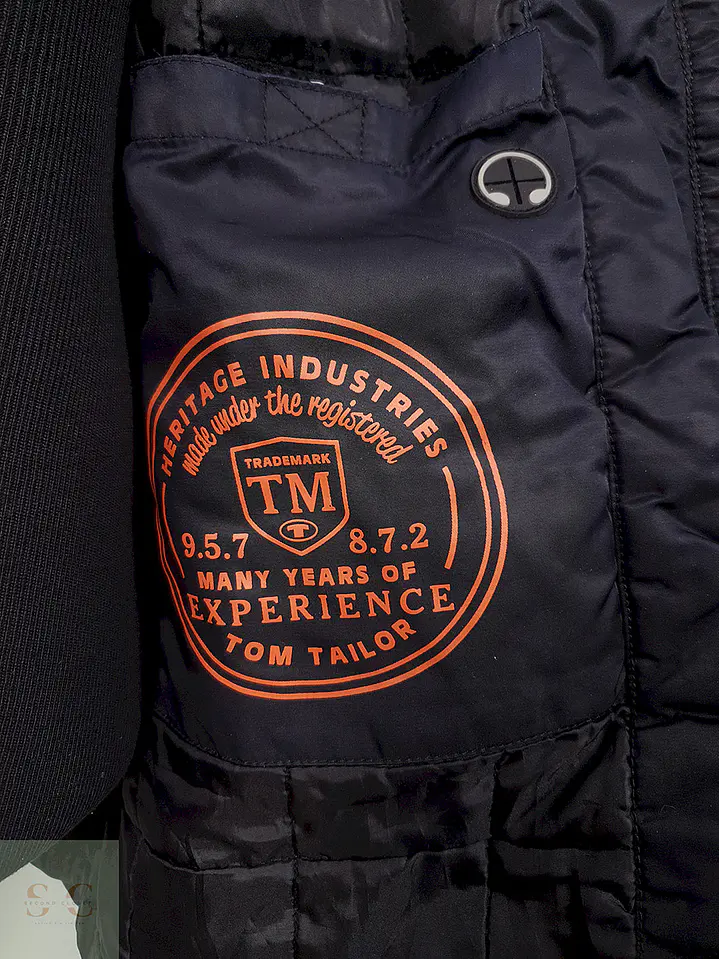 Chaqueta Tom Tailor Azul Acolchada - Talla XL 11