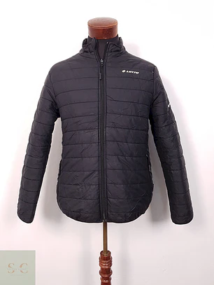 Chaqueta Lotto Negra Acolchada - Talla S