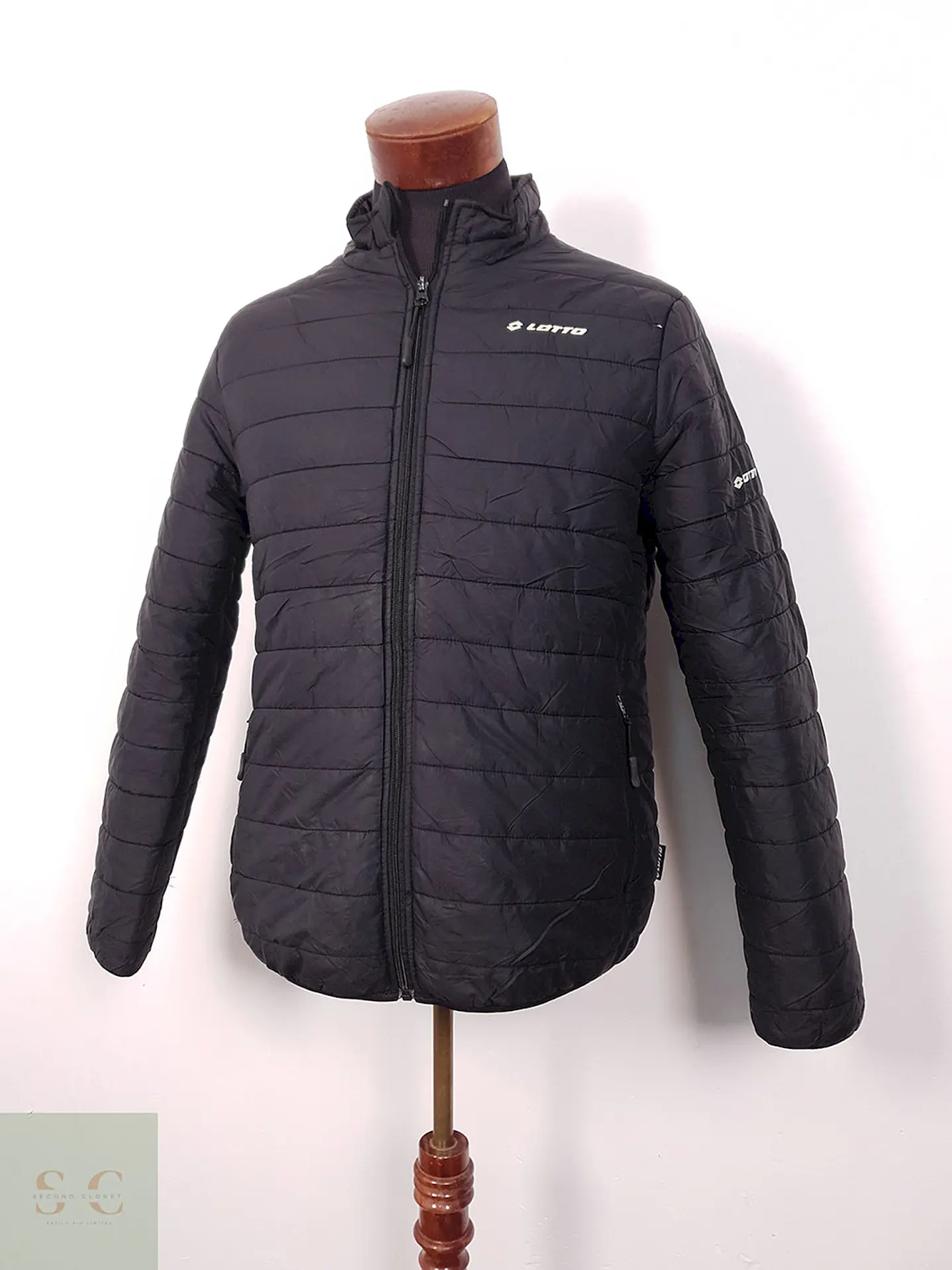 Chaqueta Lotto Negra Acolchada - Talla S 3
