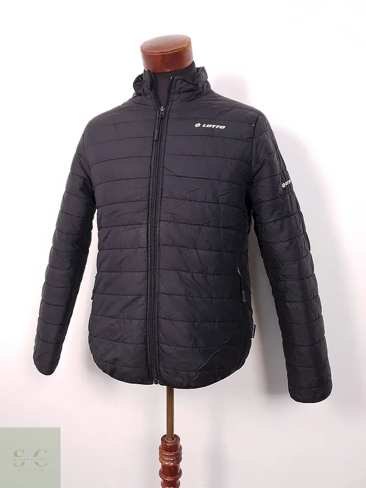 Chaqueta Lotto Negra Acolchada - Talla S 3
