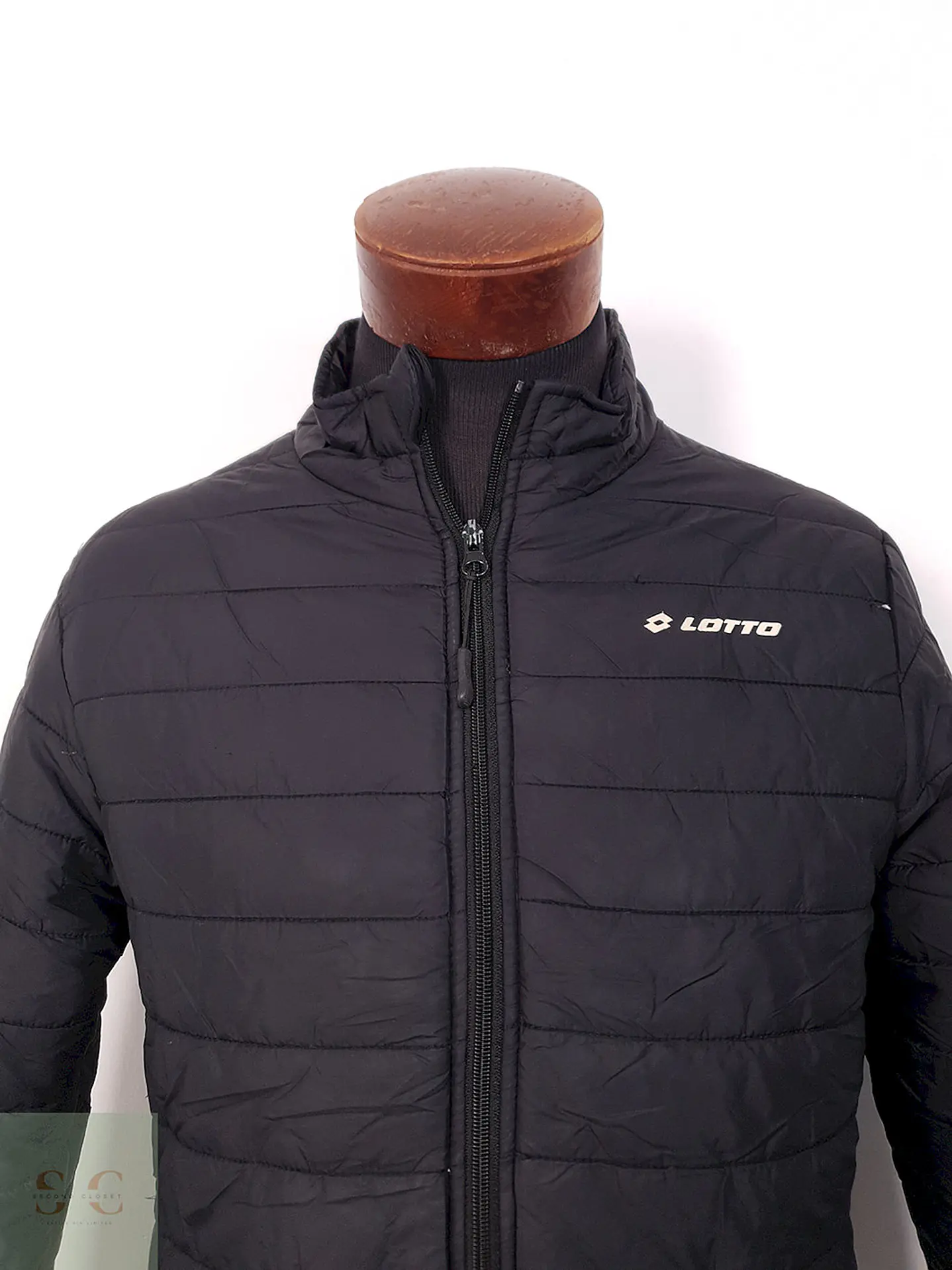 Chaqueta Lotto Negra Acolchada - Talla S 4