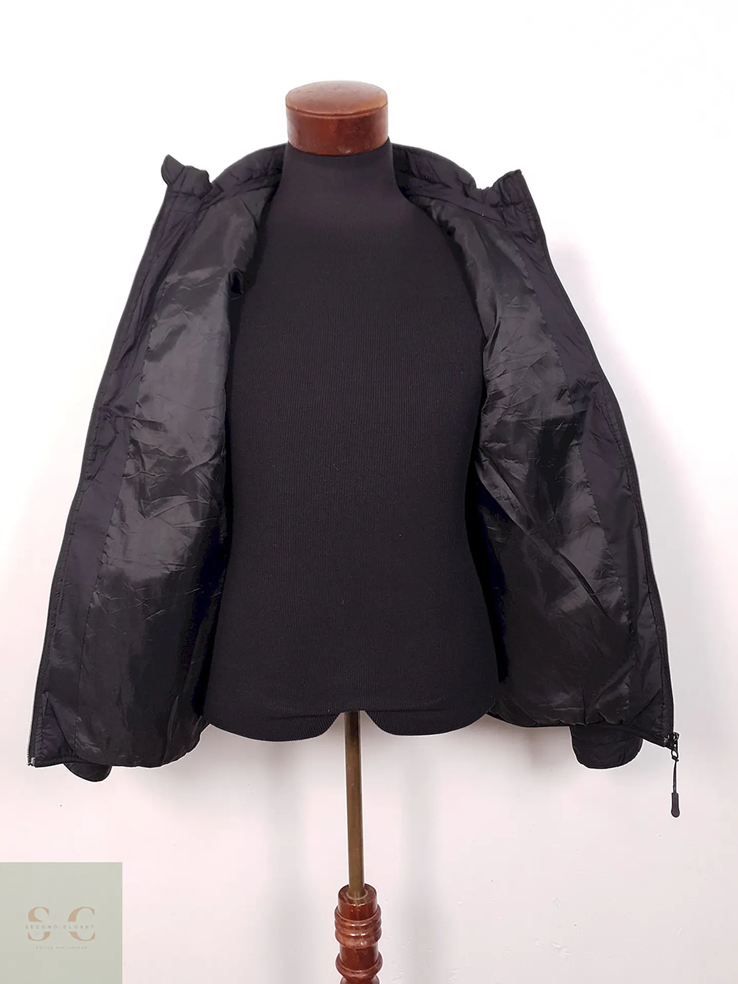 Chaqueta Lotto Negra Acolchada - Talla S 5