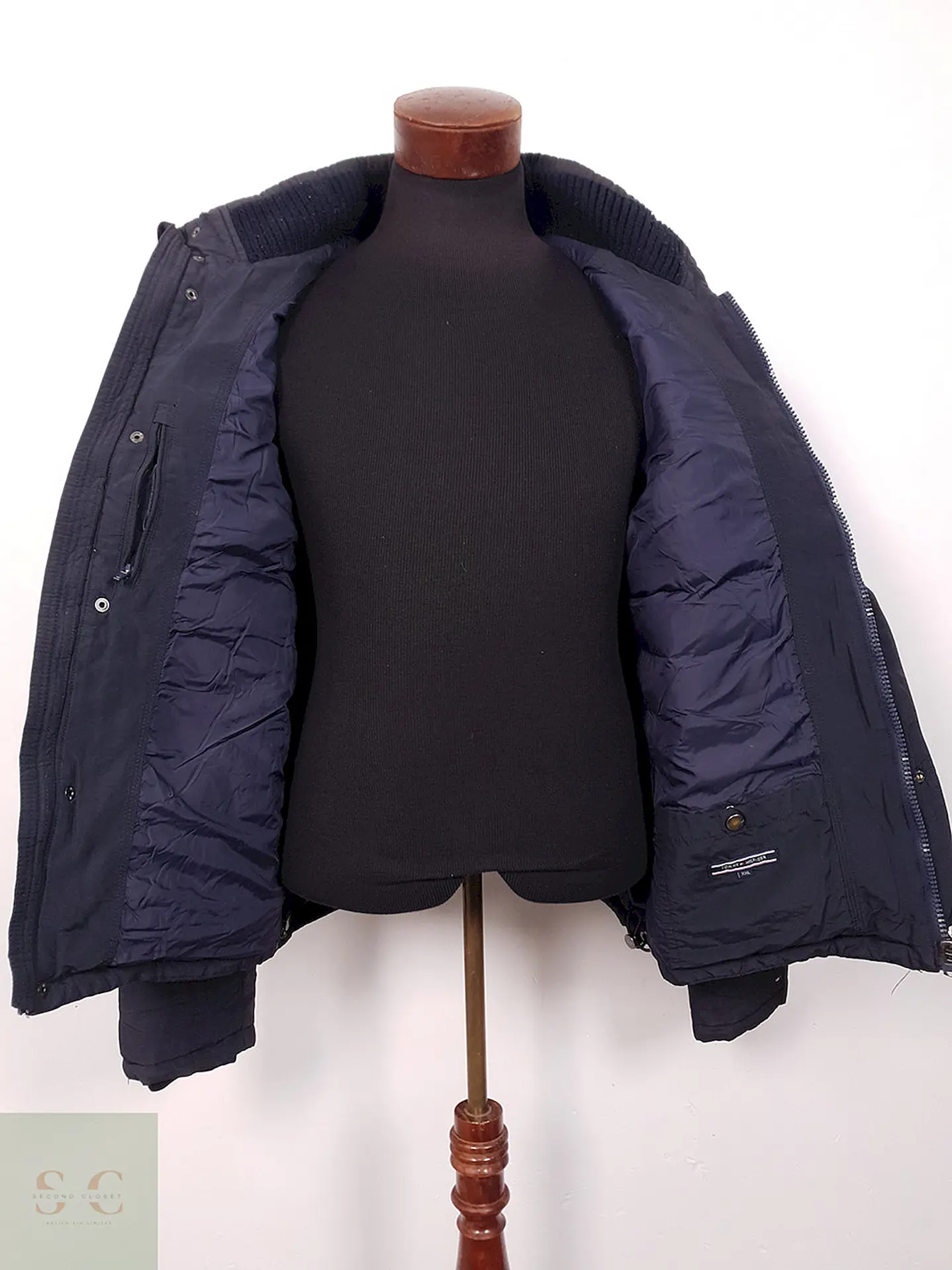 Chaqueta Tommy Hilfiger Plumas Azul - Talla XL-XXL 10