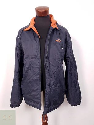 Chaqueta Puma Azul con Naranja - Talla L
