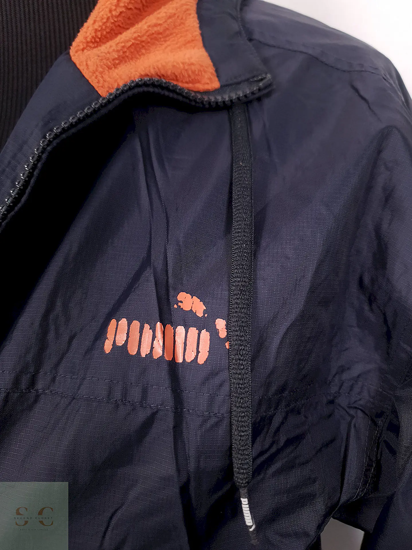 Chaqueta Puma Azul con Naranja - Talla L 2