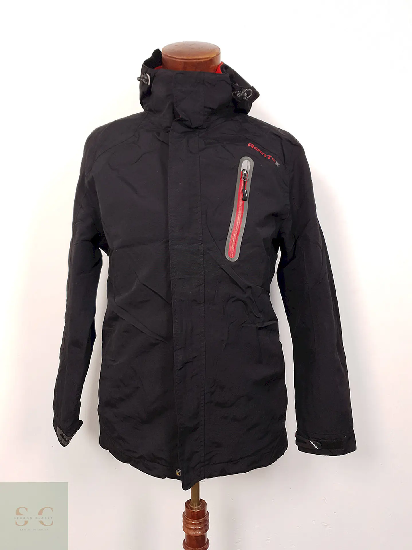 Chaqueta Raintex Térmica Impermeable Negra - Talla M 2