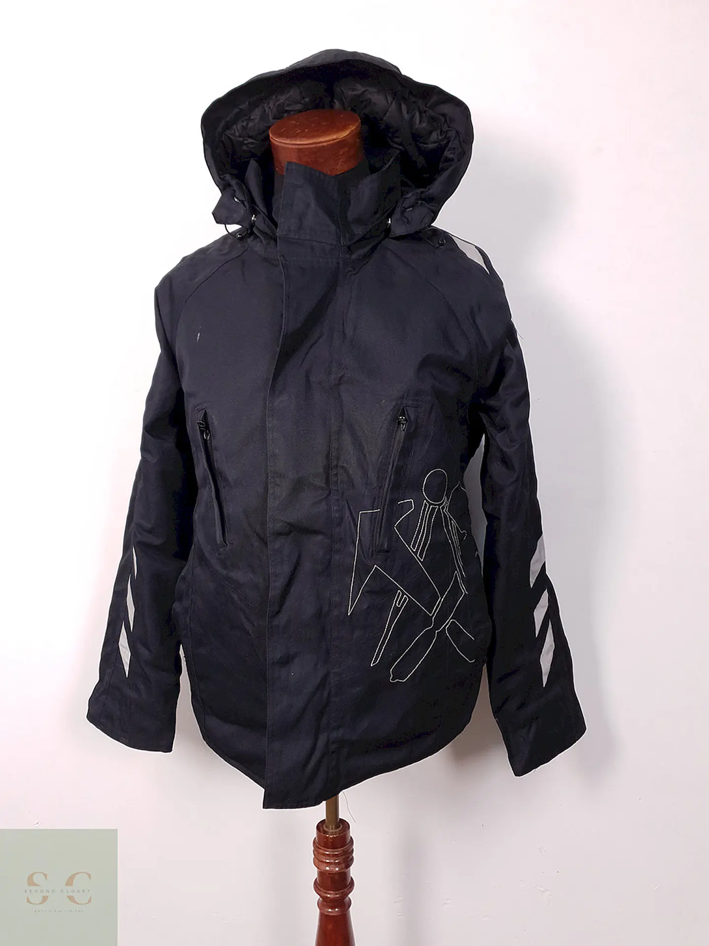 Chaqueta Job Encerada Térmica Negra - Talla M 2
