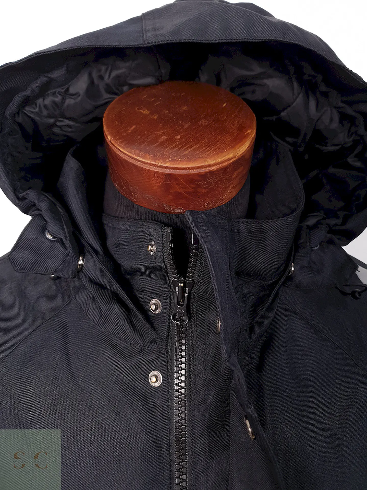 Chaqueta Job Encerada Térmica Negra - Talla M 11