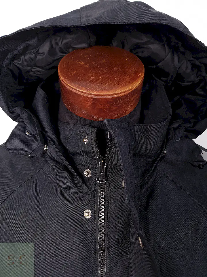 Chaqueta Job Encerada Térmica Negra - Talla M 11